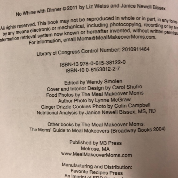 NEW Cookbook NO WHINE WITH DINNER, 150 healthy, kid tested recipes for kids - Picture 4 of 12